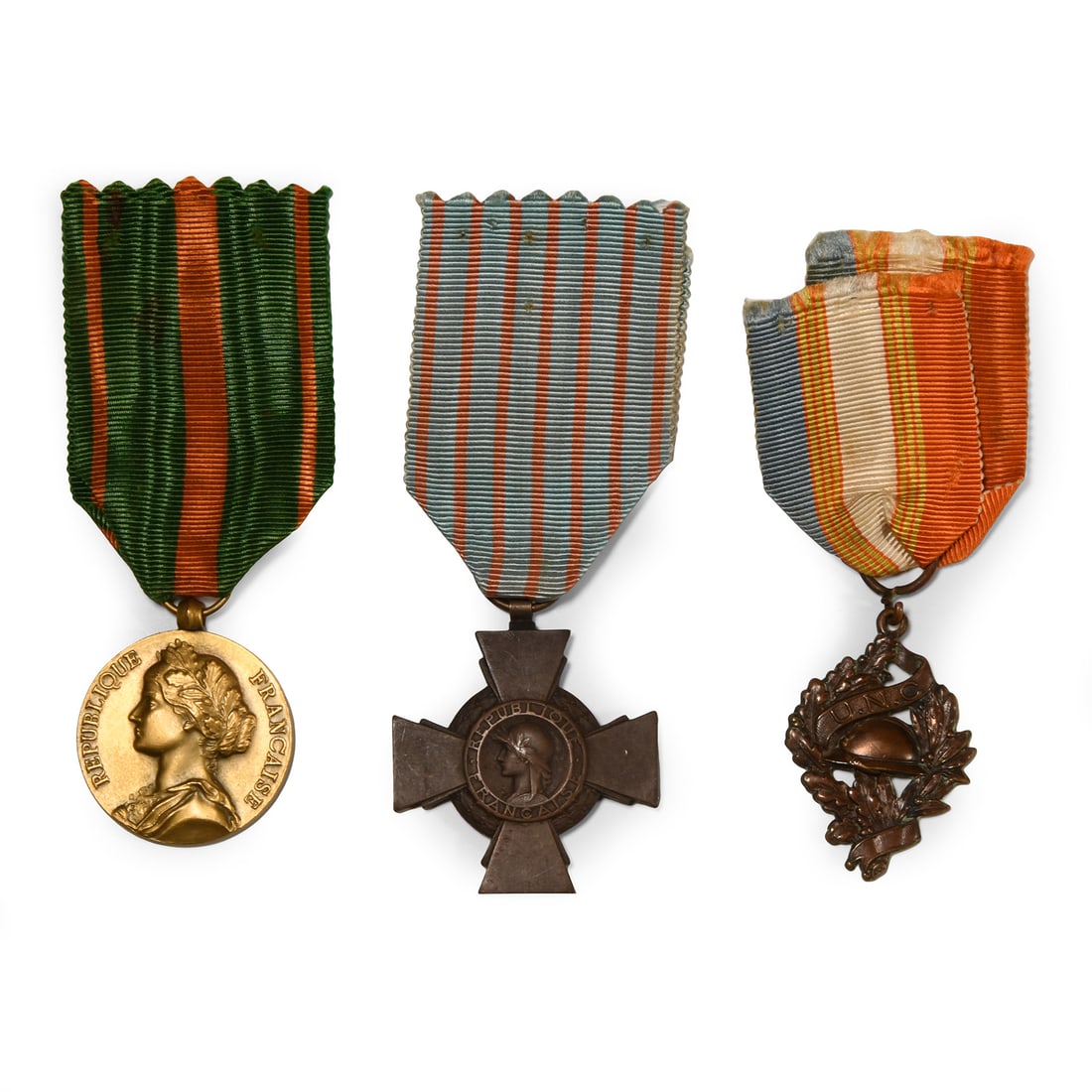 France. World War I AE Medal Group. (1 of 2)