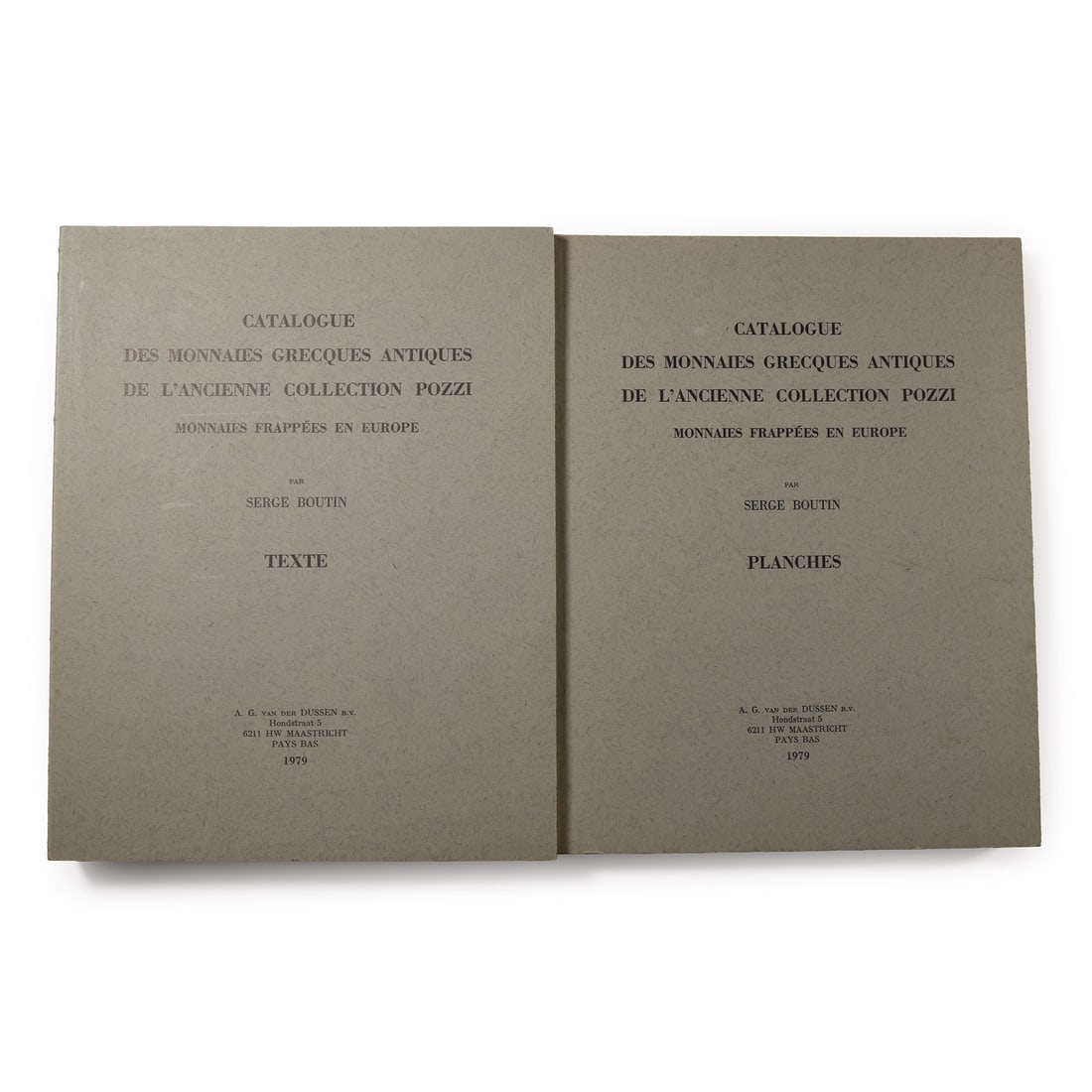 Numismatic Books - Catalogue des Monnaies Grecques Antiques de L'Ancienne Collection Pozzi - (1 of 1)