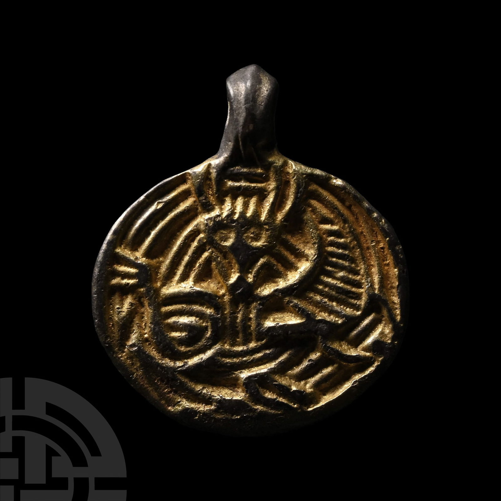 Viking Age Silver-Gilt Beast Pendant (1 of 1)