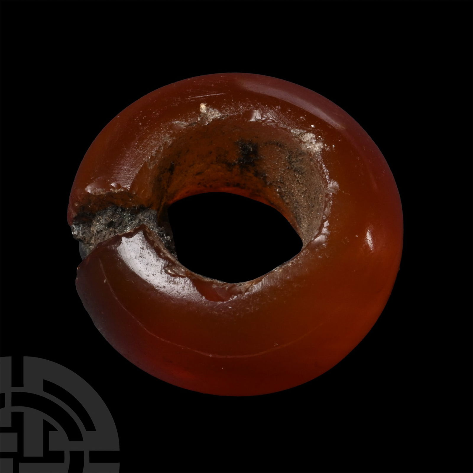 Large Egyptian Carnelian Hair Ring (1 of 1)