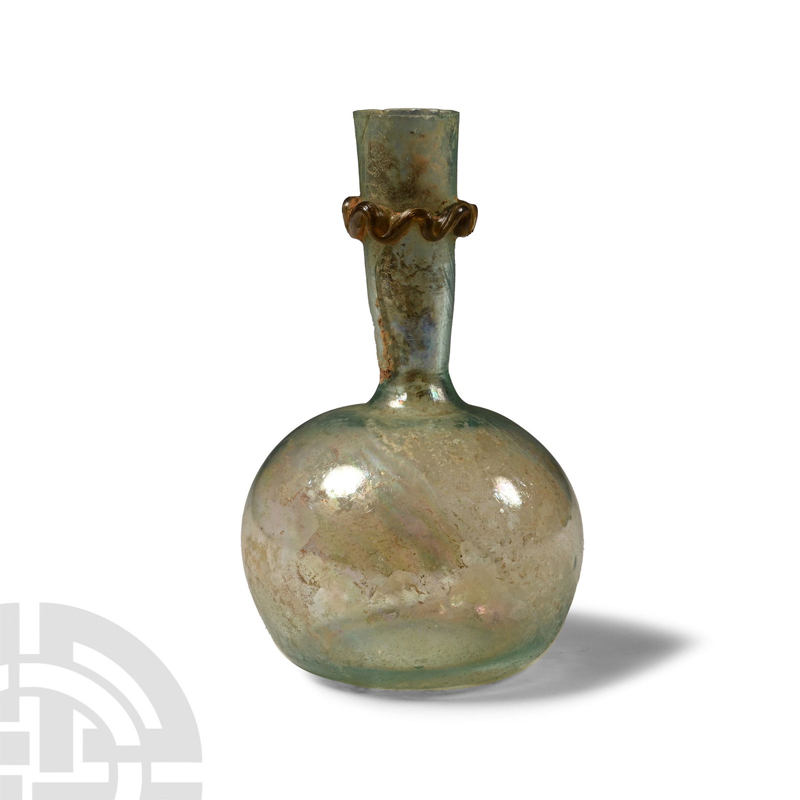 Roman Decorated Glass Flask (1 of 1)