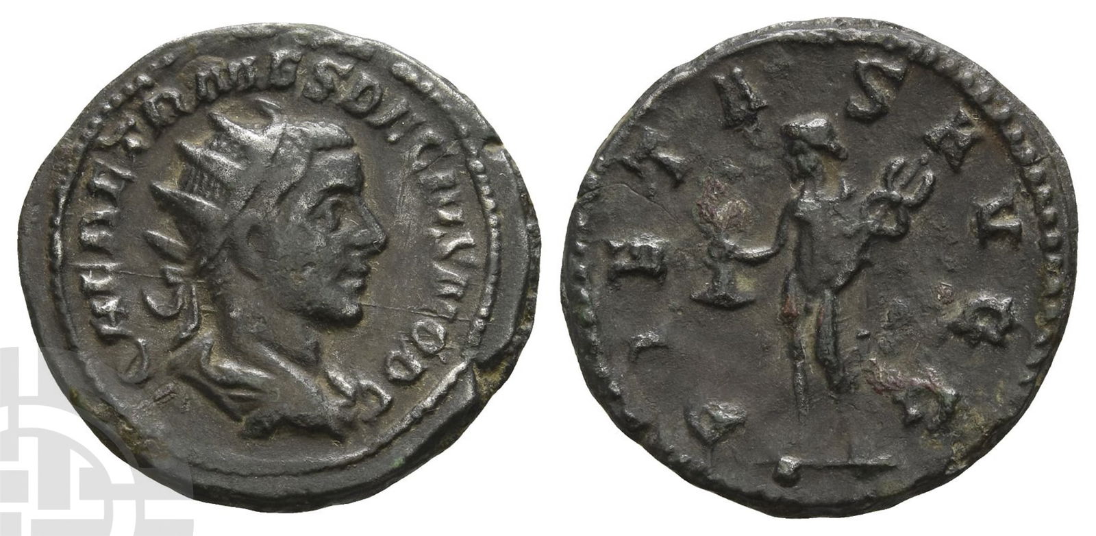 Herennius Etruscus, as Caesar, AR Antoninianus. (1 of 1)