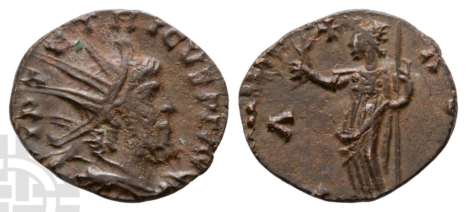 Tetricus I BI Antoninianus. (1 of 1)