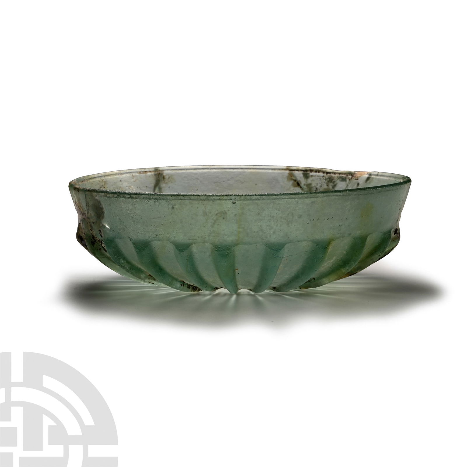 Roman Glass Ribbed Vessel (1 of 2)