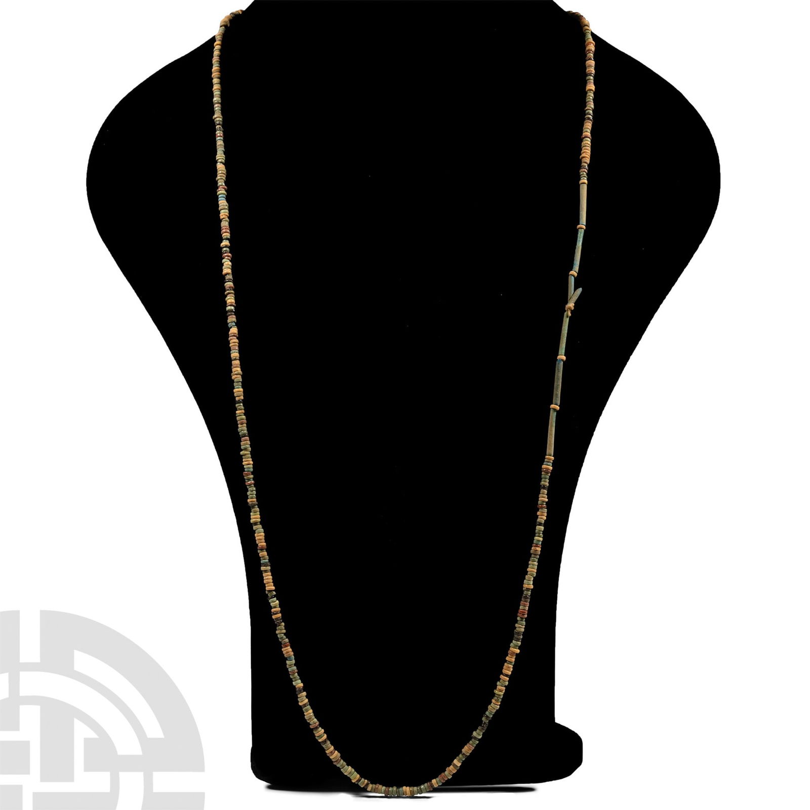 Egyptian Faience Mummy Bead Necklace (1 of 1)