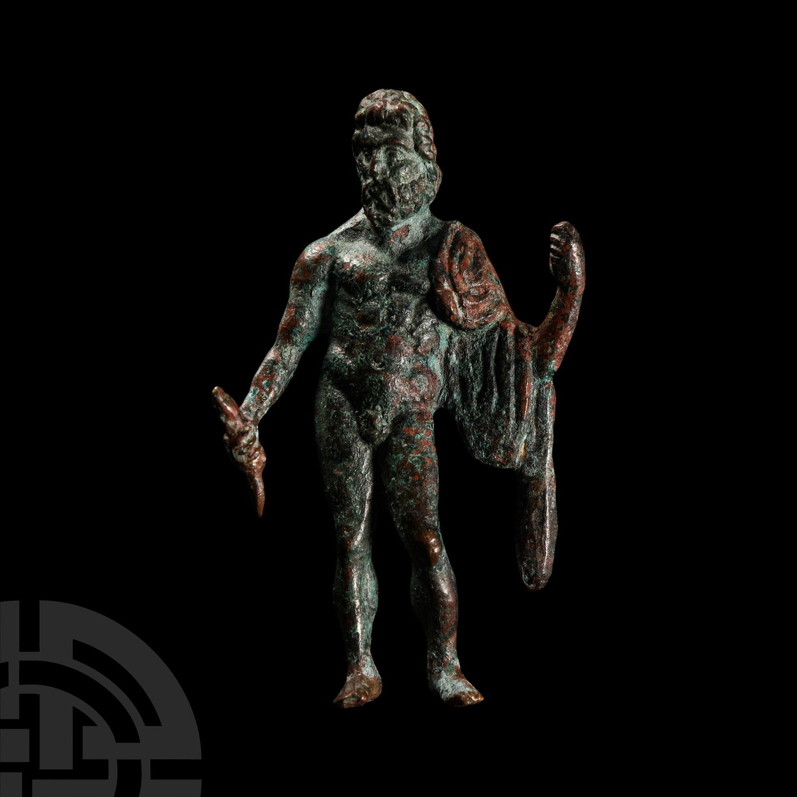 Roman Bronze Jupiter Statuette (1 of 1)