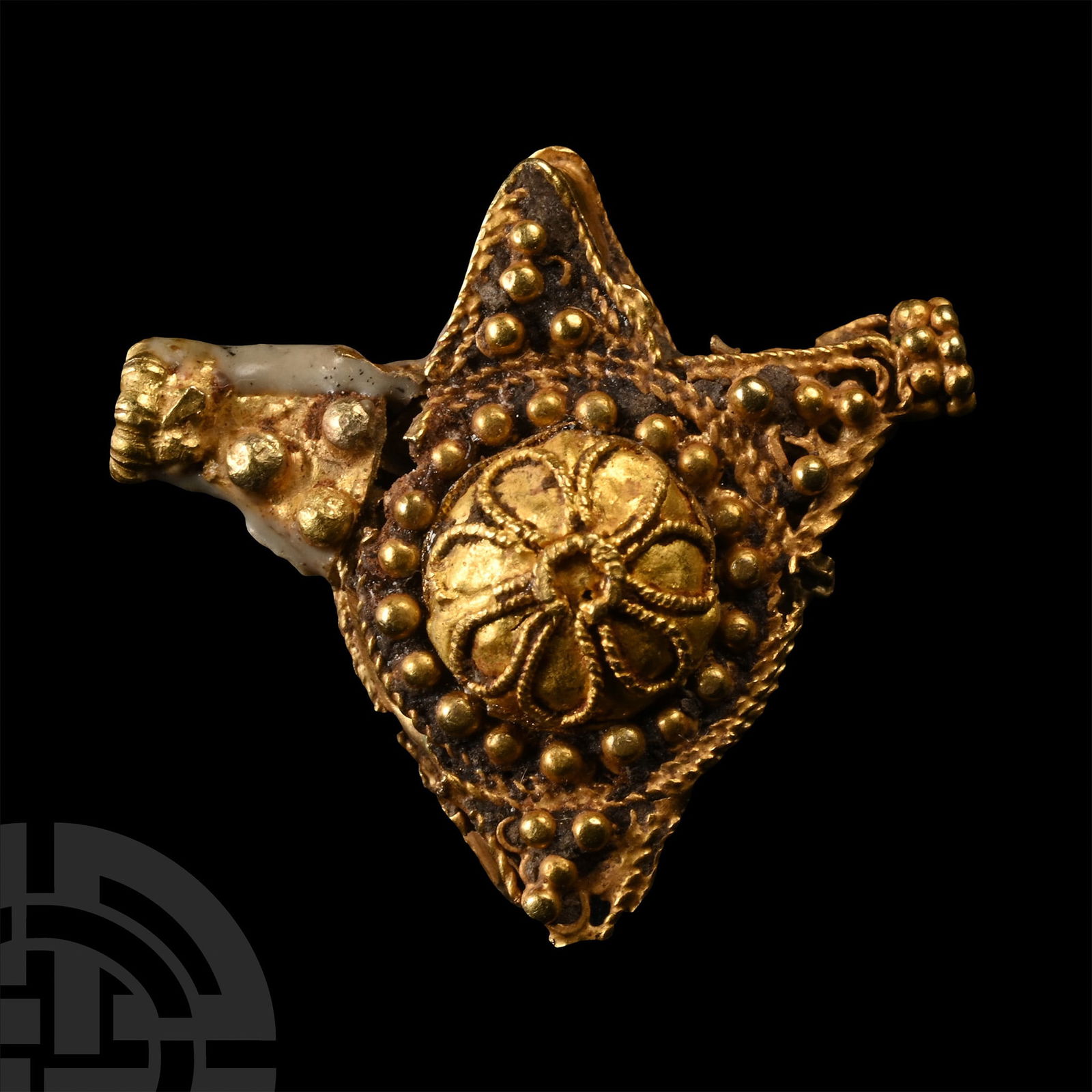Byzantine Gold Filigree Bead (1 of 1)