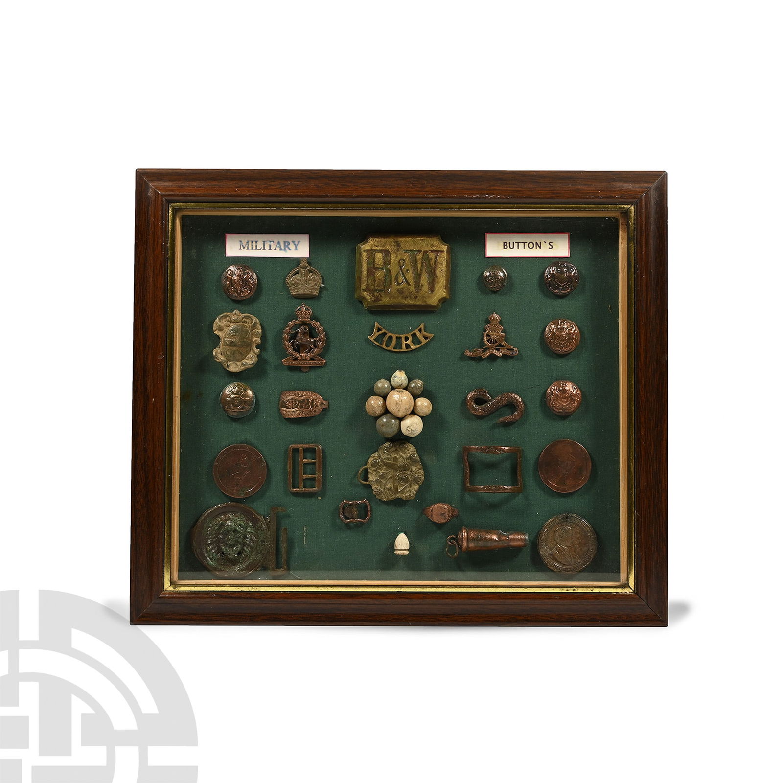 Post Medieval Cased 'Manchester Area' Militaria and Other Artefact Collection (1 of 1)