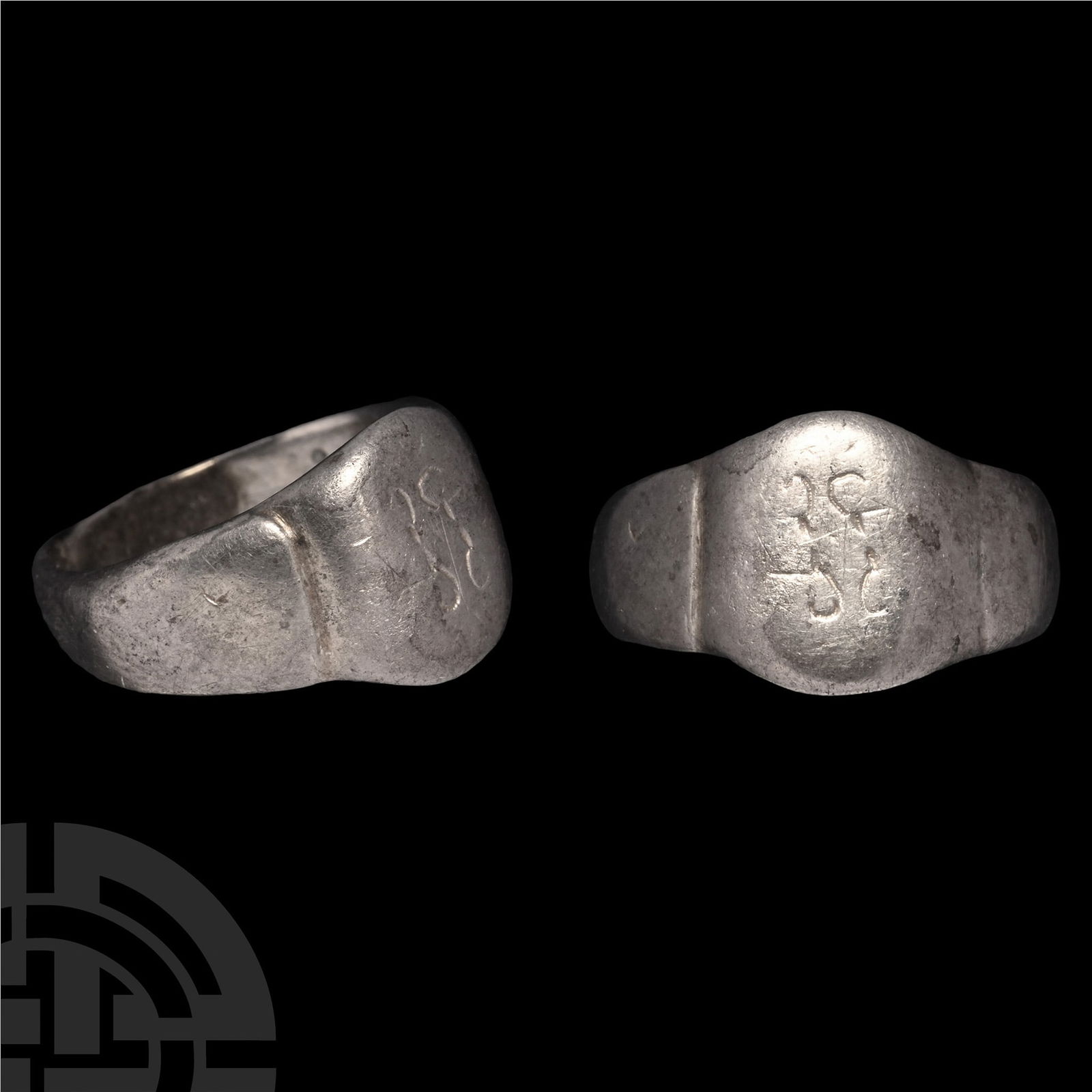 Medieval Silver Decorated Ring (1 of 1)