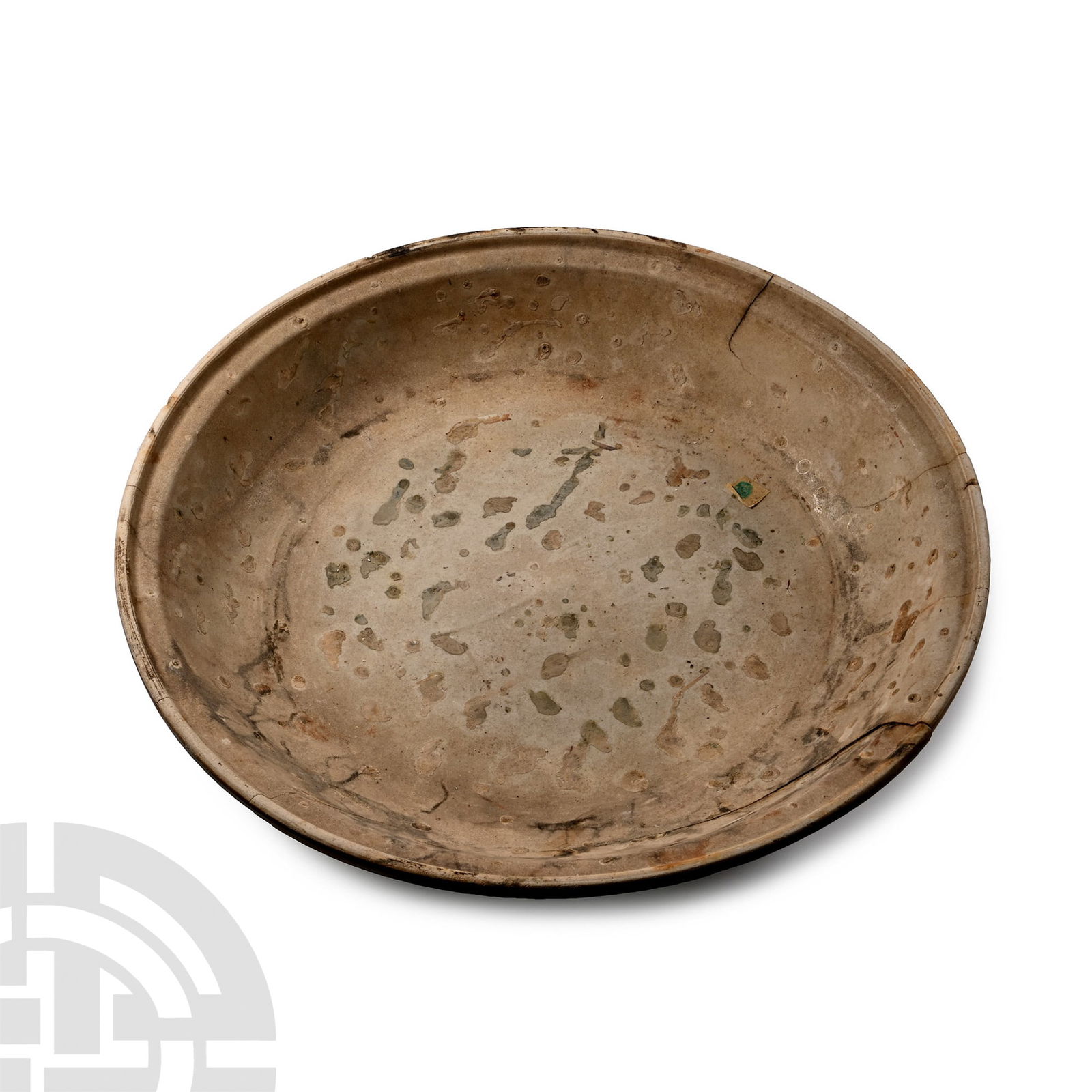 Massive Hoi An Cargo Shipwreck Glazed Polychrome Charger (1 of 1)