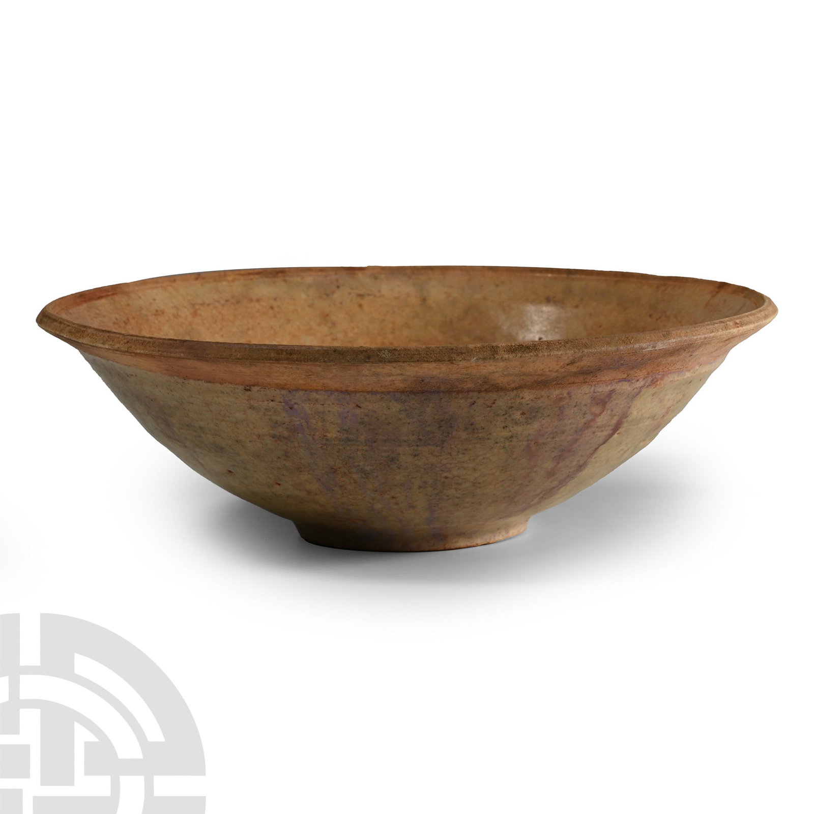 Chinese Tang White Ware Bowl: Tang Dynasty, 618-907 A.D. or later. Broad with carination below the rim, low foot. 195 grams, 15.5 cm (6 1/8 in.). [No Reserve] Ex West Country, UK, collection, 1990s.