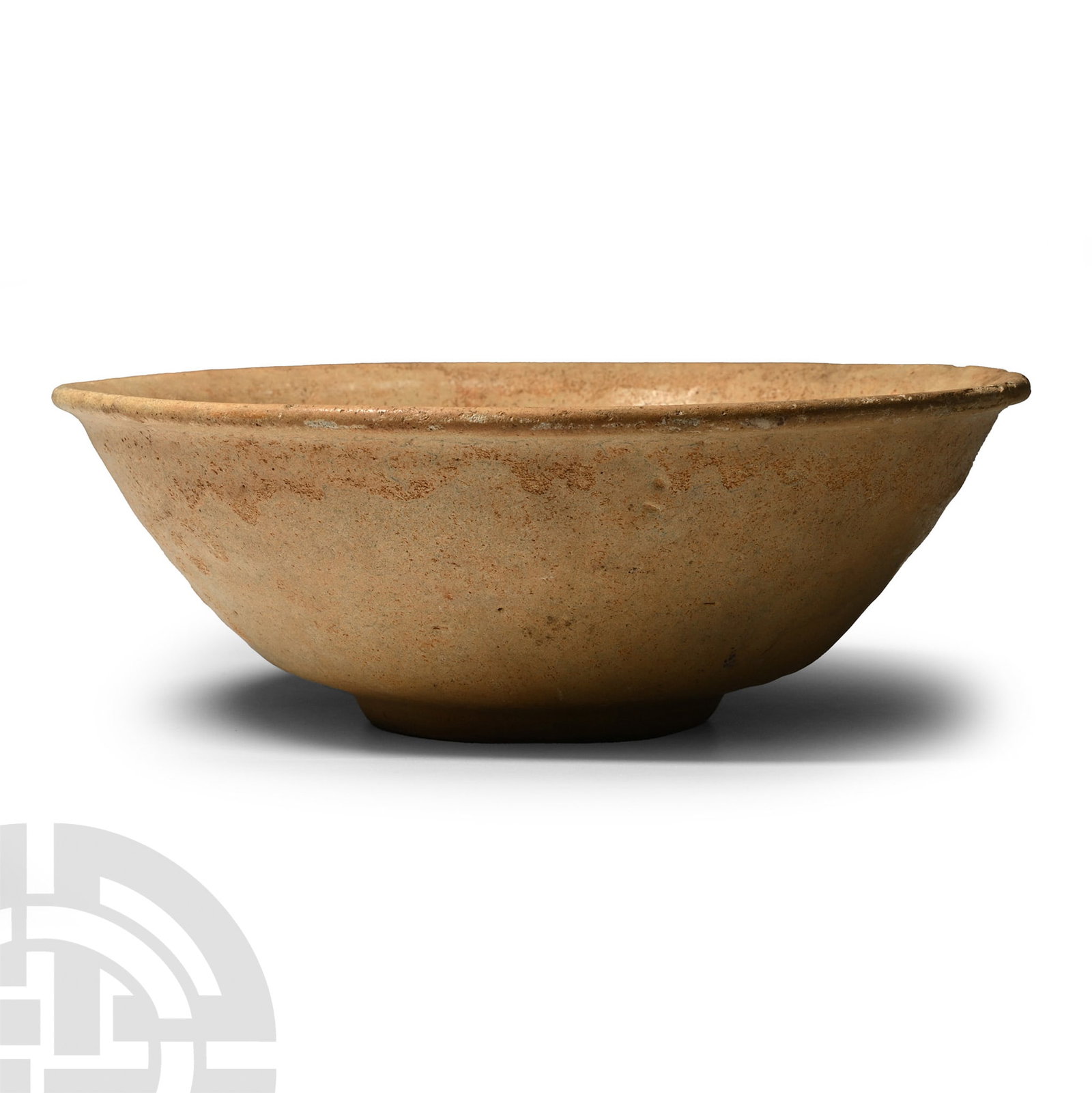Chinese Tang White Ware Bowl: Tang Dynasty, 618-907 A.D. or later. Broad body with flared rim, and basal ring. 480 grams, 17.5 cm (6 7/8 in.). [No Reserve] Ex West Country, UK, collection, 1990s.