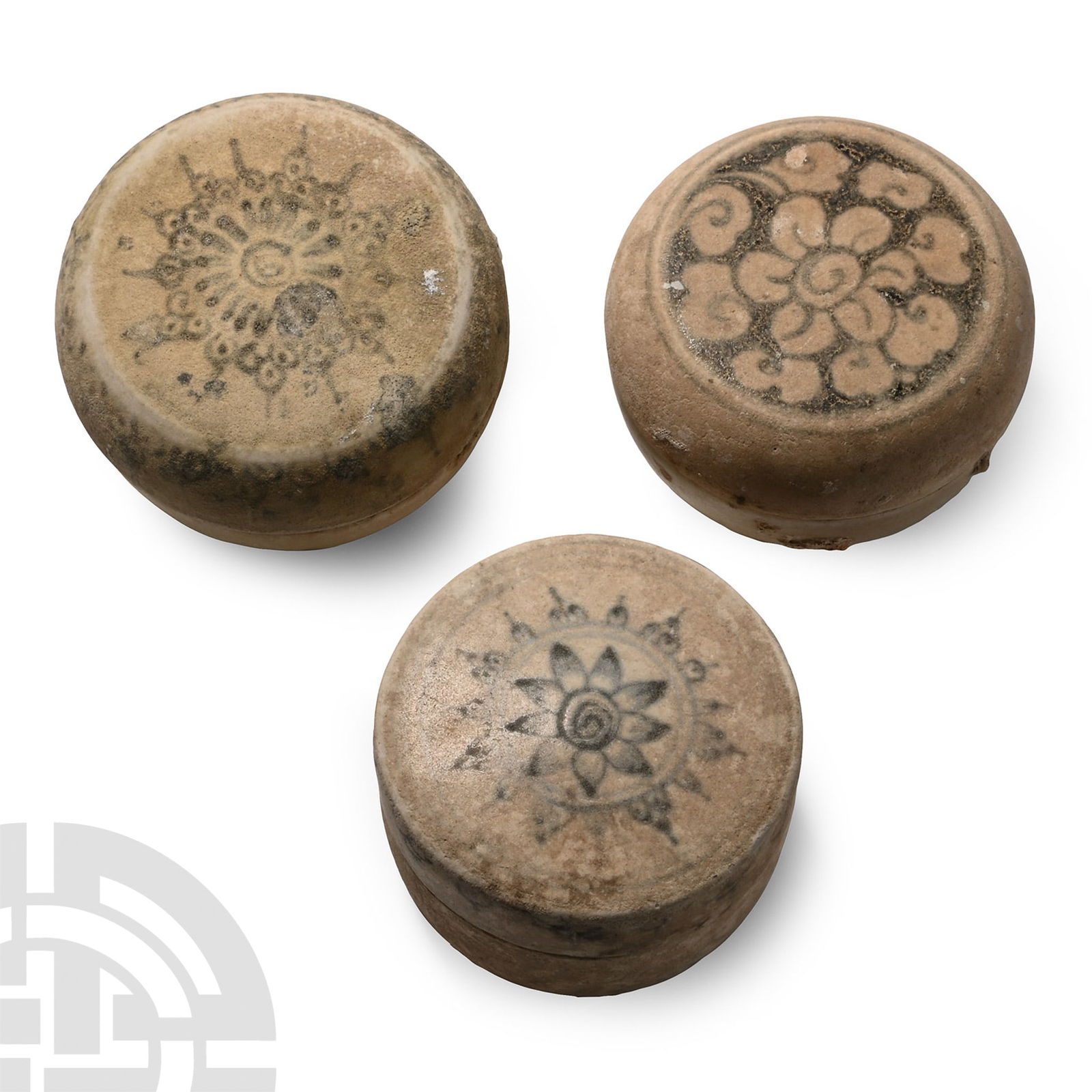 Hoi An Cargo Shipwreck Glazed Blue and White Lidded Box Collection (1 of 1)