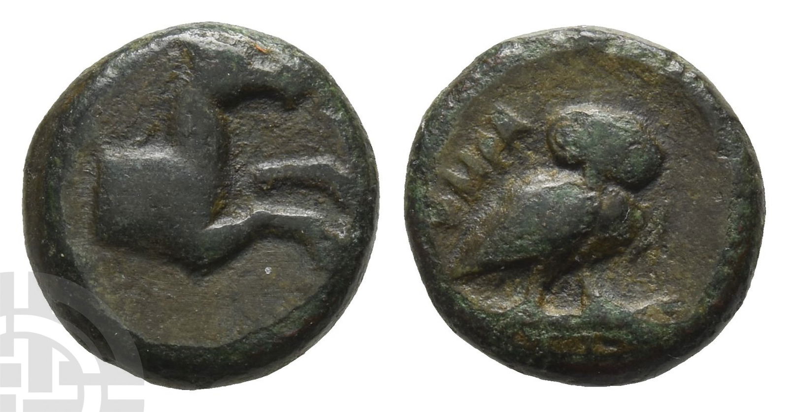 Lucania, Herakleia AE 12mm. (1 of 1)