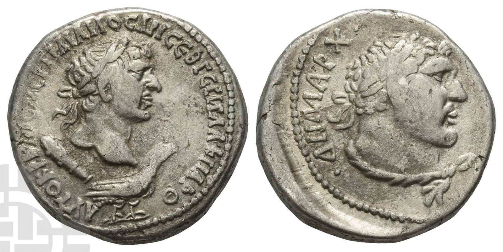Trajan AR Tetradrachm of Antioch, Seleucis and Pieria. (1 of 1)