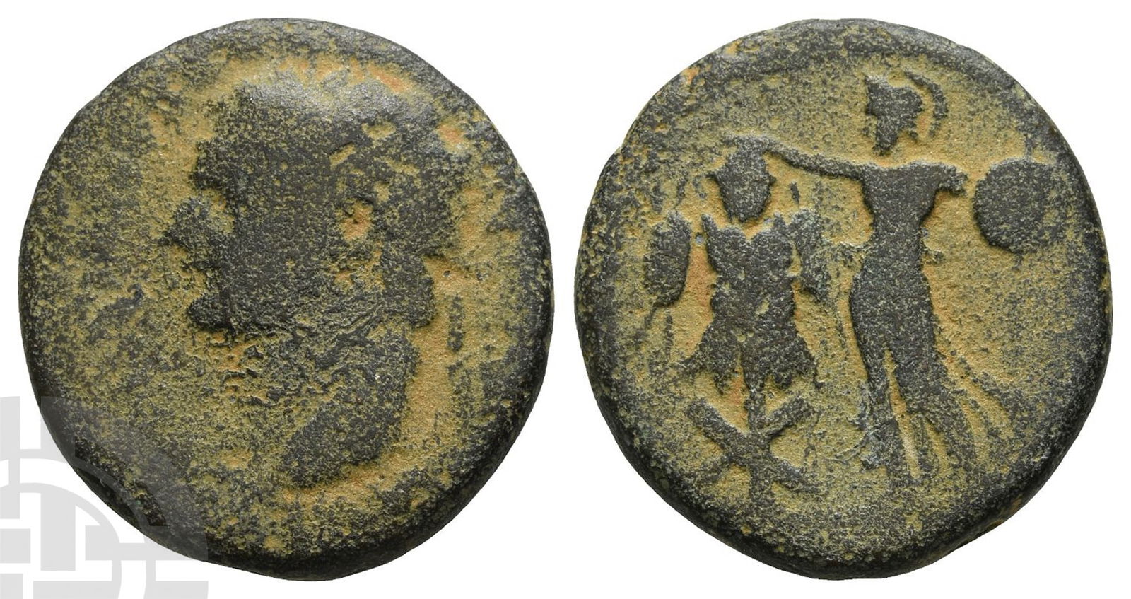 Domitian AE 24mm of Caesarea Maritima, Judaea. (1 of 1)