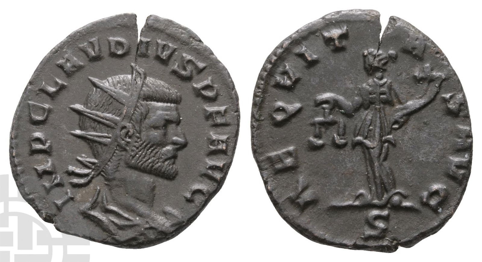 Claudius II Gothicus BI Antoninianus. (1 of 1)