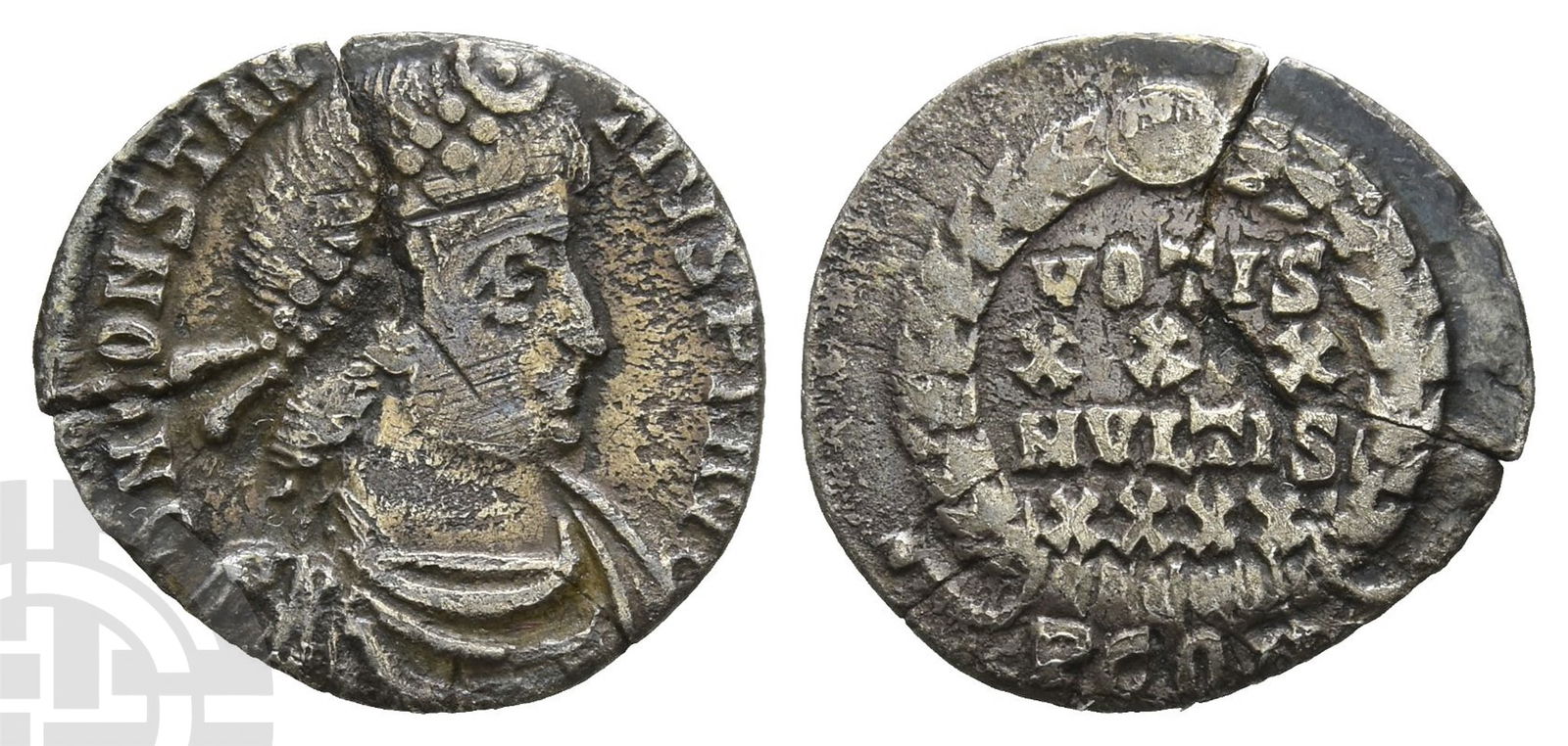 Constantius II AR Reduced Siliqua. (1 of 1)