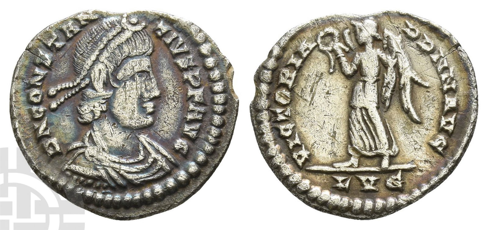 Constantius II AR Reduced Siliqua. (1 of 1)