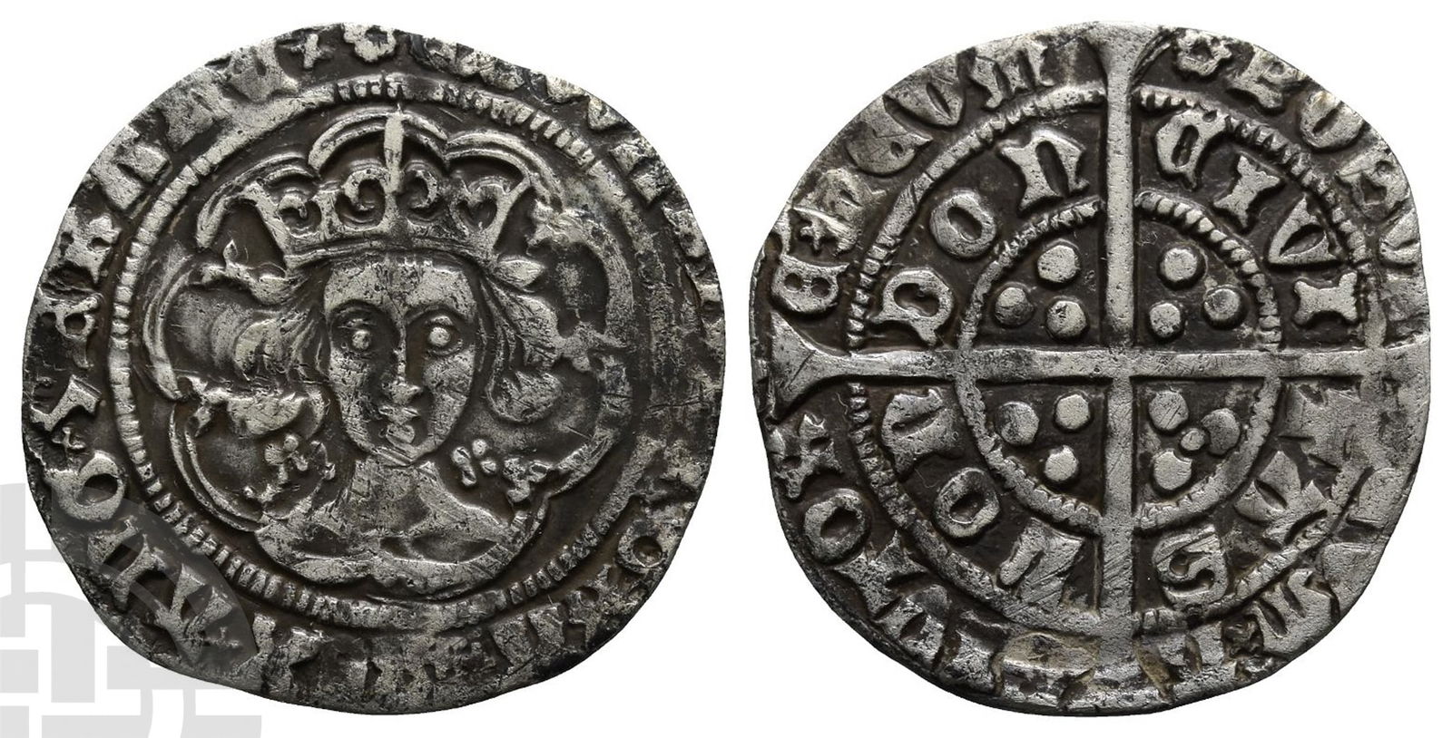 England. York, Edward IV AR Groat. (1 of 1)
