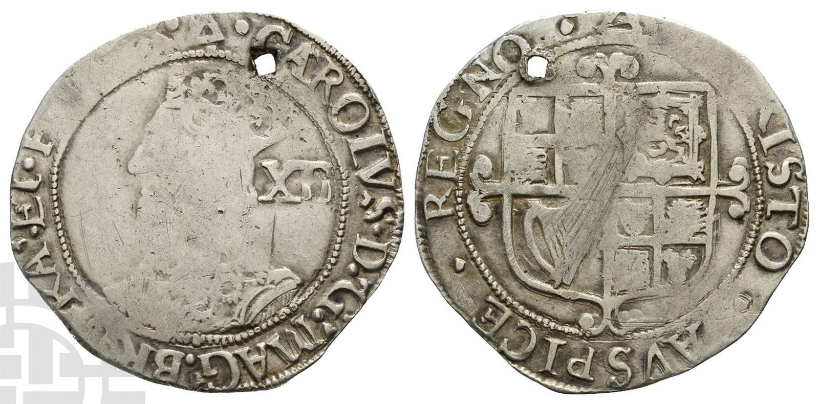 England. Stuart, Charles I AR Shilling. (1 of 1)