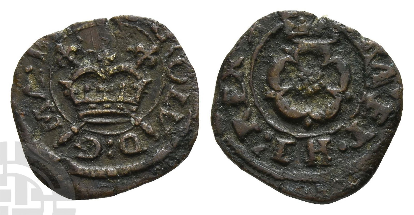 Great Britain. Stuart, Charles I AE Farthing. (1 of 1)