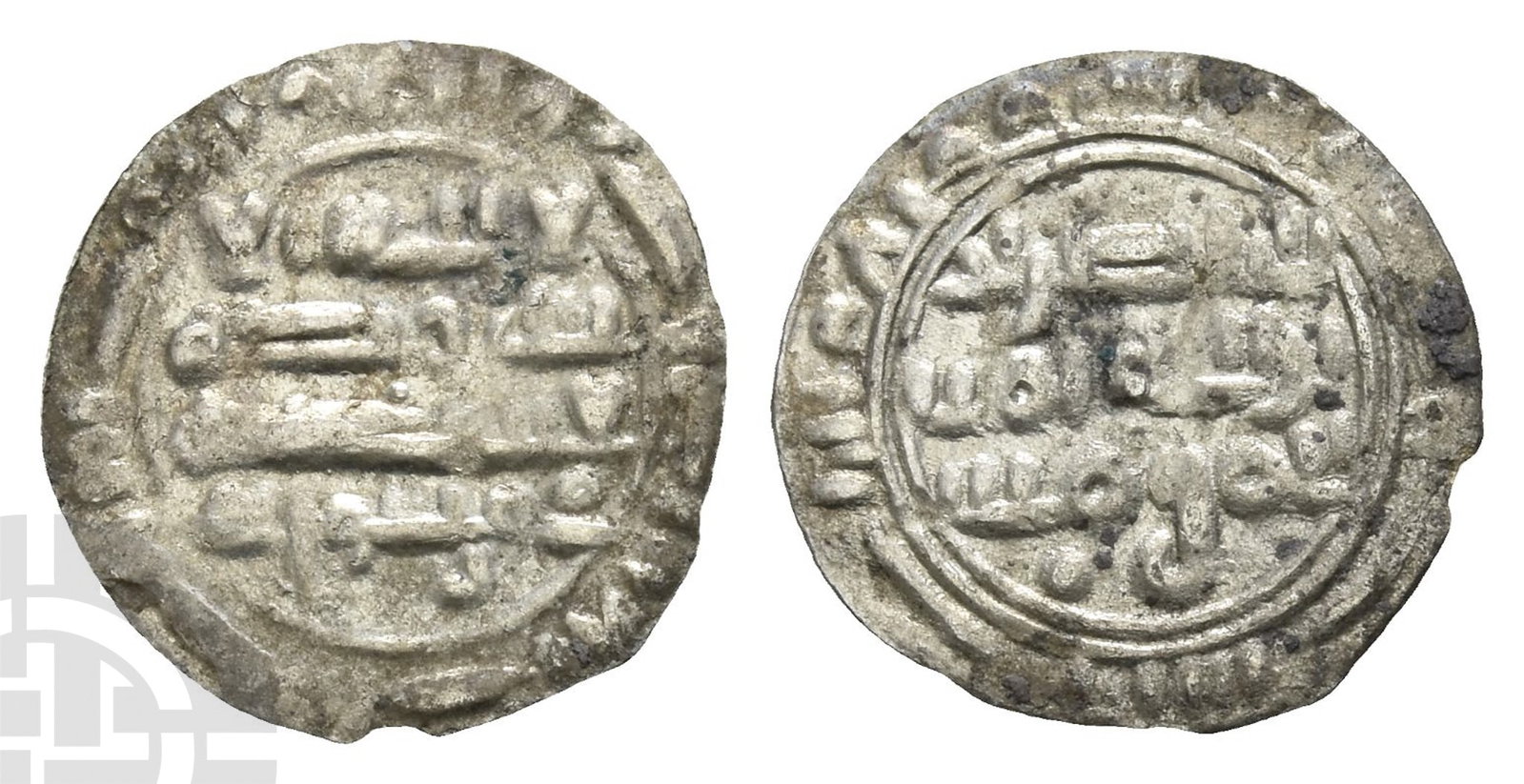 Yaman. Zaydi Imams (Rassids), al-Nasir AR Sudaysi.: AH 301-322 (AD 913-934). Sa'da(?) mint. Undated. Legend in four lines across field; part of Qur'an around / Kalima in three lines across field; mint formula around. Cf. SICA 10, 198-203; cf. Album 106