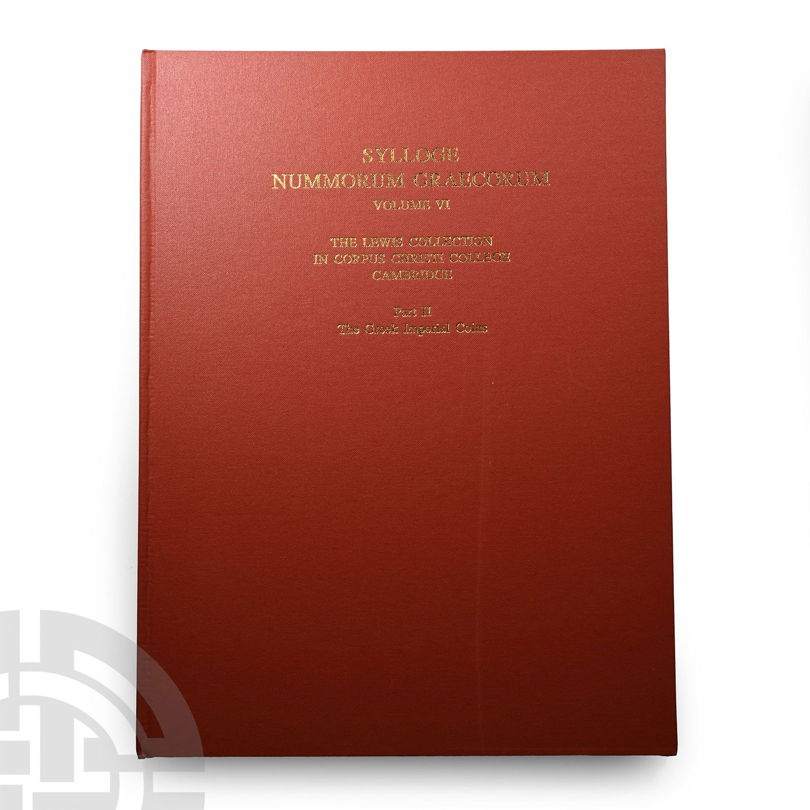 Sylloge Nummorum Graecorum, Volume VI - The Lewis Collection, Part II - The Greek Imperial Coins (1 of 1)