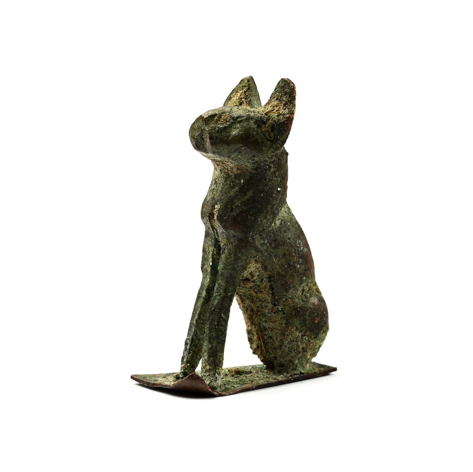 Egyptian Bronze Bastet Cat Amulet (1 of 2)
