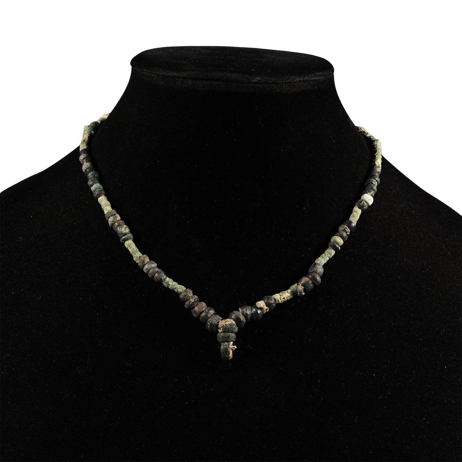 Western Asiatic Bronze Bead Necklace String (1 of 1)