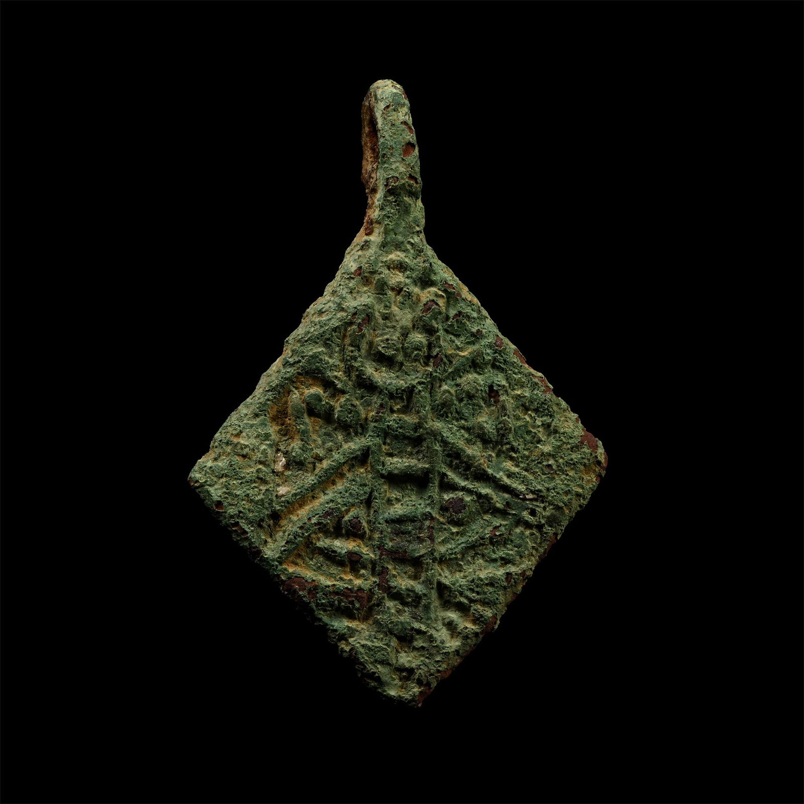 Medieval Knight's Bronze Heraldic Horse Harness Pendant (1 of 1)