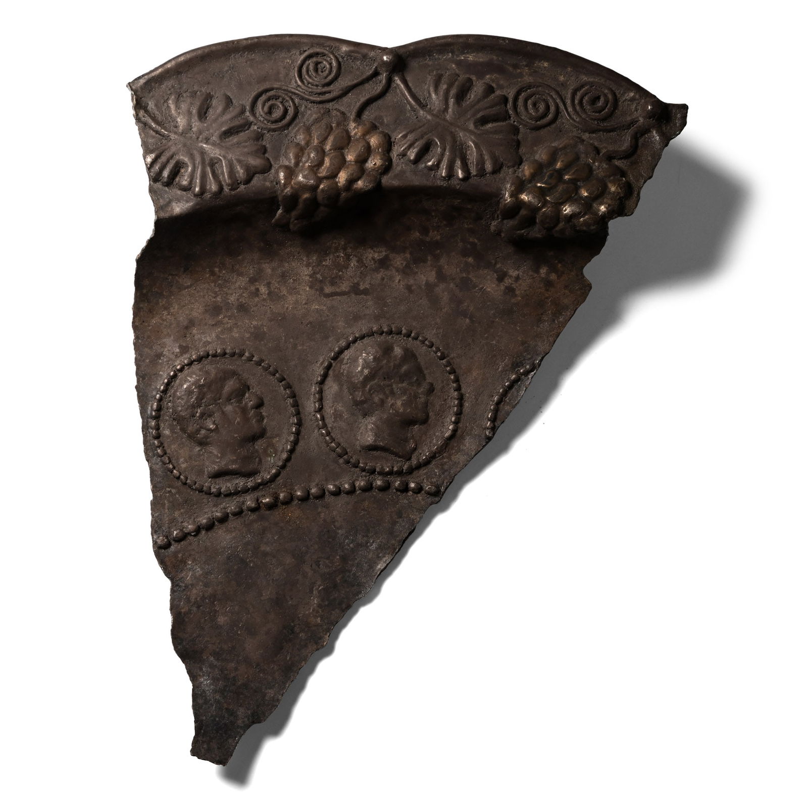 Bactrian Style Dish Fragment with Hellenistic Portraits (1 of 1)
