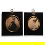 English Miniature Portrait Pair
