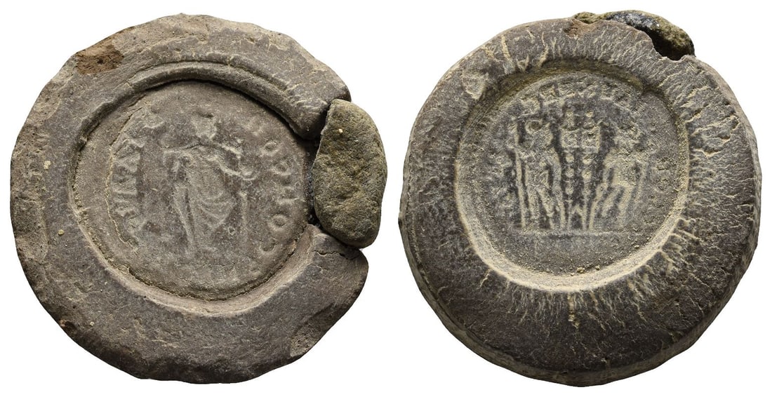 Roman Imperial, Terracotta Forger's Casting Mould. (1 of 1)