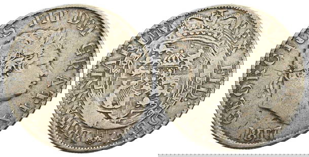 Great Britain. Hanover, George III AR Halfcrown.: Royal mint. Dated 1817. Small bust. Designs by Benedetto Pistrucci and Jean Baptiste Merlen. 1760-1820. GEORGIUS III DEI GRATIA, small laureate head to right; date below / BRITANNIARUM REX FID: DEF:,