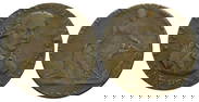 Ireland. George, Prince of Wales CU Halfpenny Token.