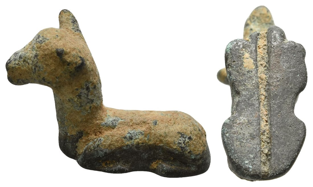 Levant & the Near East Zoomorphic Bronze Weight of 1 Qedet. (1 of 1)