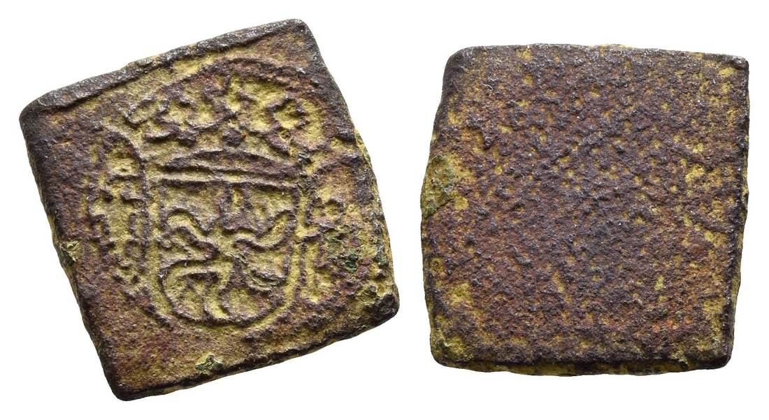 Coin Weight for the French Ecu au Soleil.: 16th century AD. Coat-of-arms / Blank. Cf. LSA p.48. 2.01gr, 13mm. Condition as seen. Found Yorkshire, UK. From the private collection of Robin Sykes, Yorkshire, UK, formed since the late 1990s. TimeL