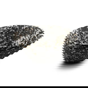Sumerian Diorite Bowl: 4th-3rd millennium B.C. Conical in profile with narrow base and rounded rim. 362 grams, 11.6 cm wide (4 1/2 in.). (For this specific lot, 5% import VAT is applicable on the hammer price.) Ex private c