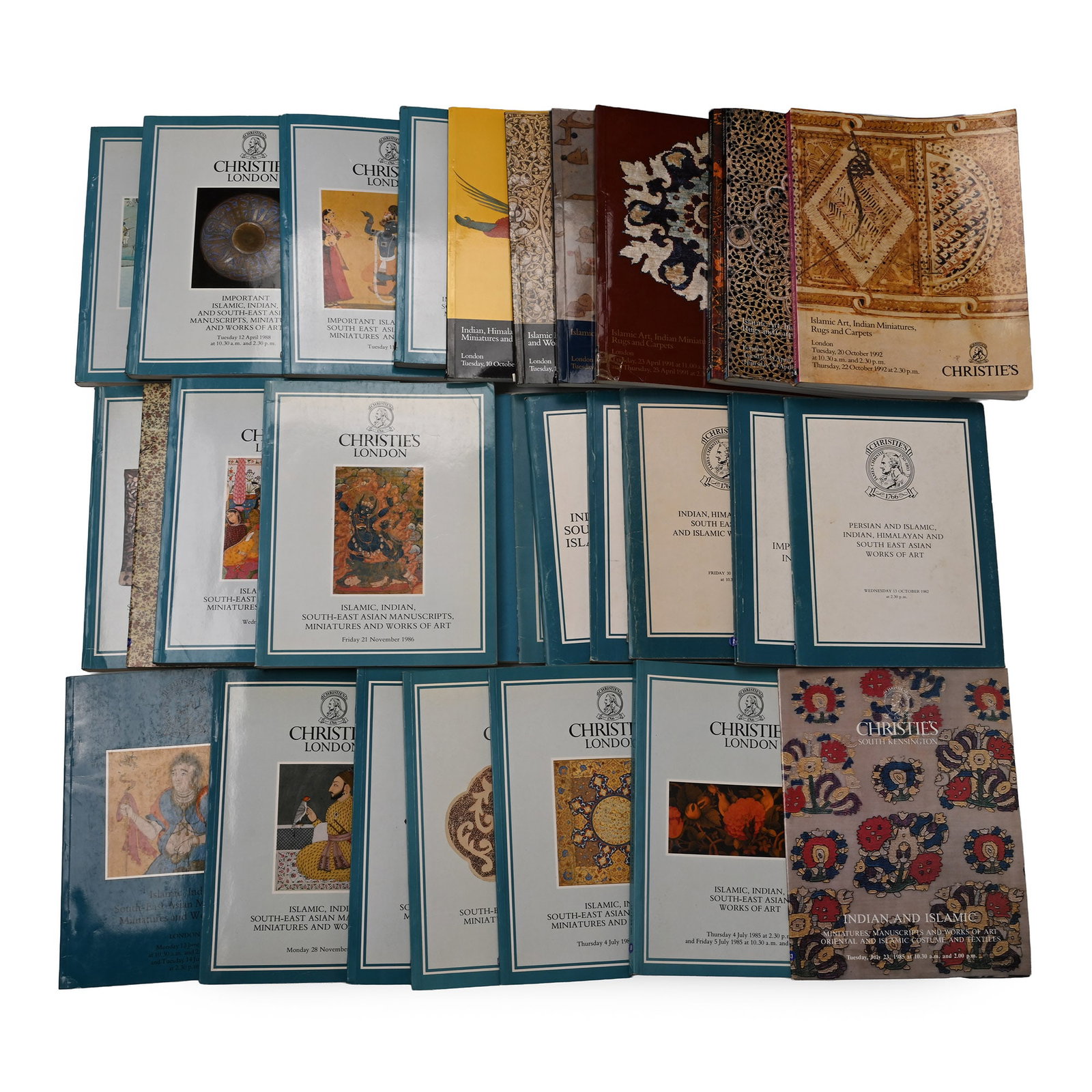 Christie's London Islamic and Indian Art Auction Catalogue Group - 32 Titles (1 of 1)