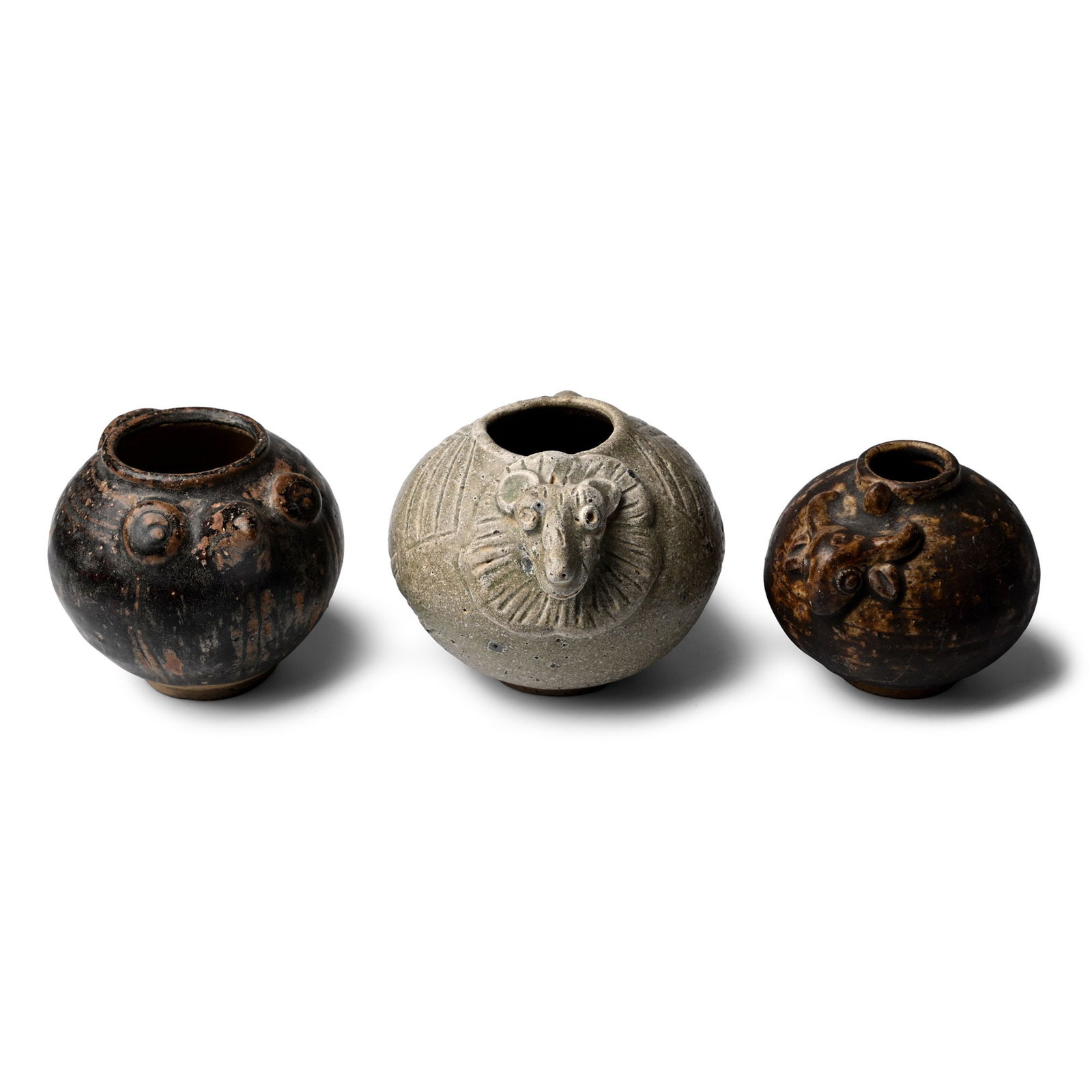 South East Asian Glazed Vessel Group (1 of 1)