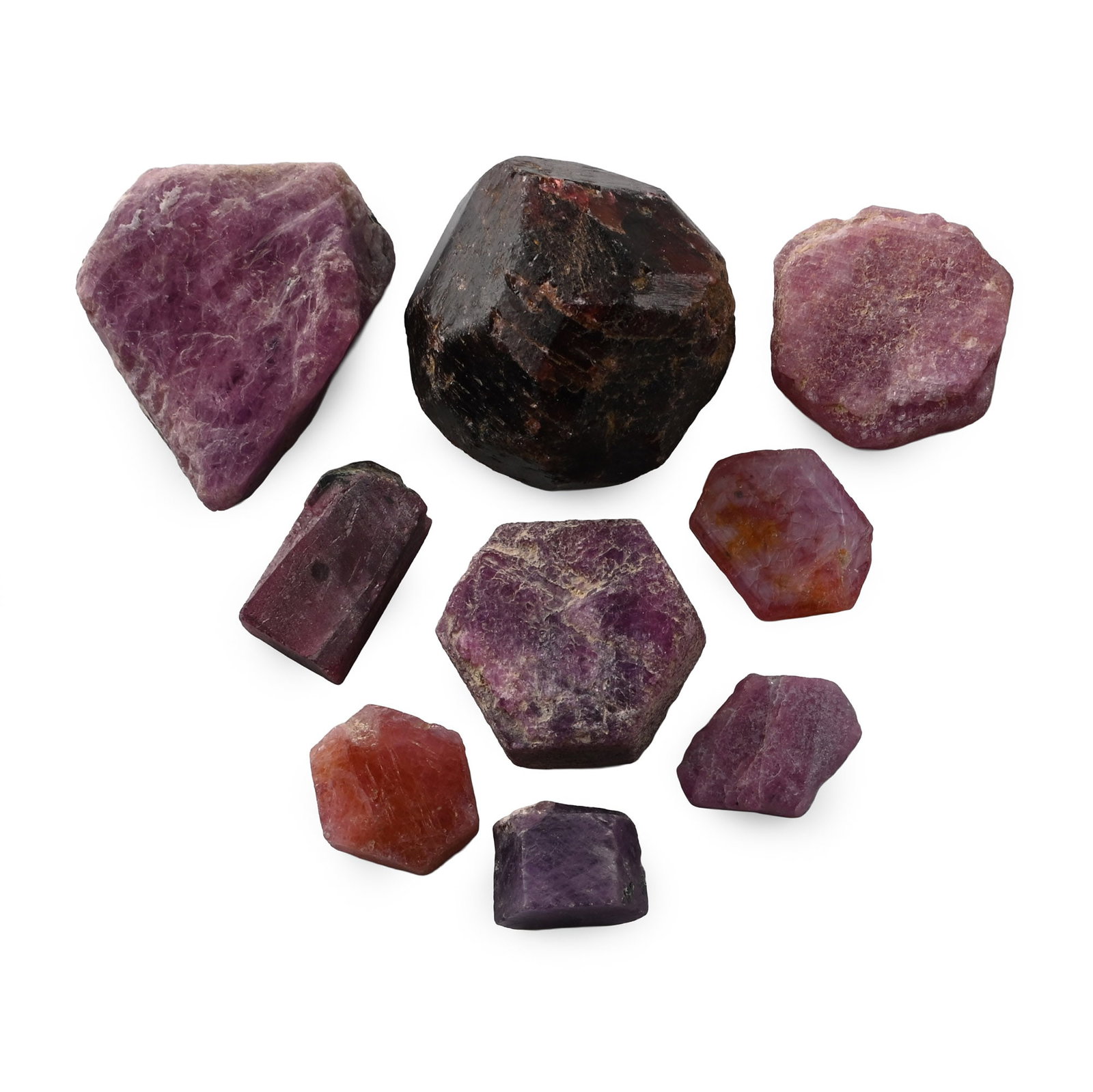 Ruby Crystal Gemstone Group (1 of 1)