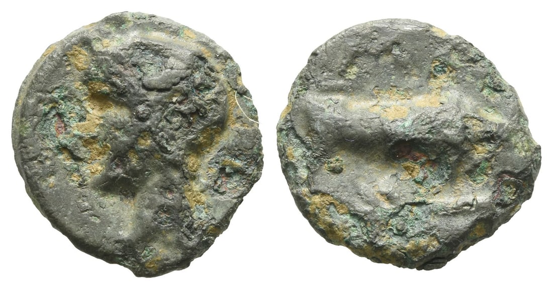 Celtic Britannia. Cantiaci Potin Unit. (1 of 1)