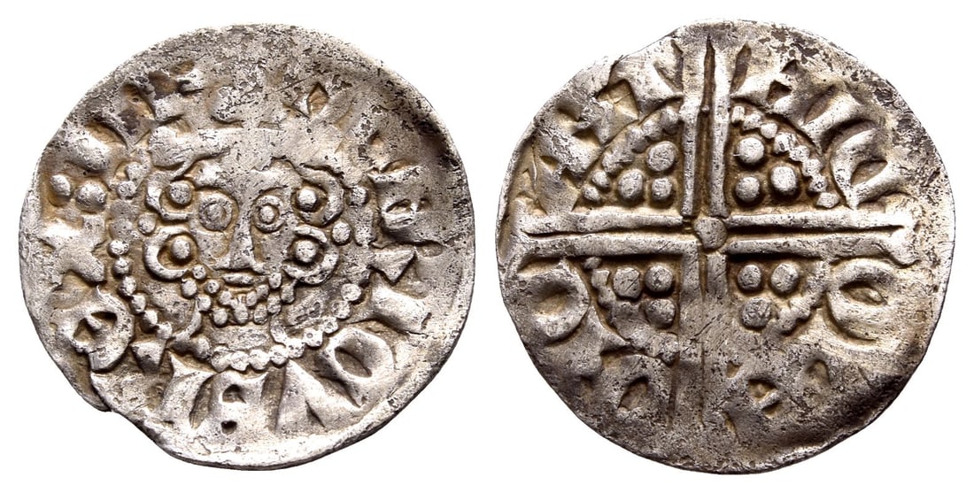 England. Plantagenet, Henry III AR Penny.: England. Plantagenet, Henry III AR Penny. Struck 1248-1250. Canterbury mint; Nicole, moneyer. Long Cross coinage, class 3c. (?) ??NRICVS R?X : III' (NR ligate), crowned facing bust / HIC-OL? ON C-ANT 