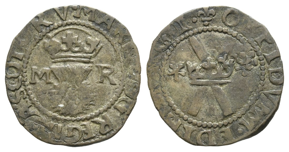 Scotland. Tudor, Mary BI Bawbee. (1 of 1)