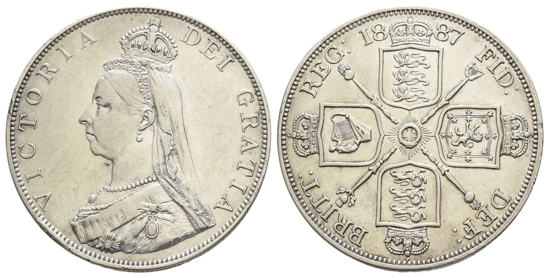 Great Britain. Hanover, Victoria AR Double Florin. (1 of 1)