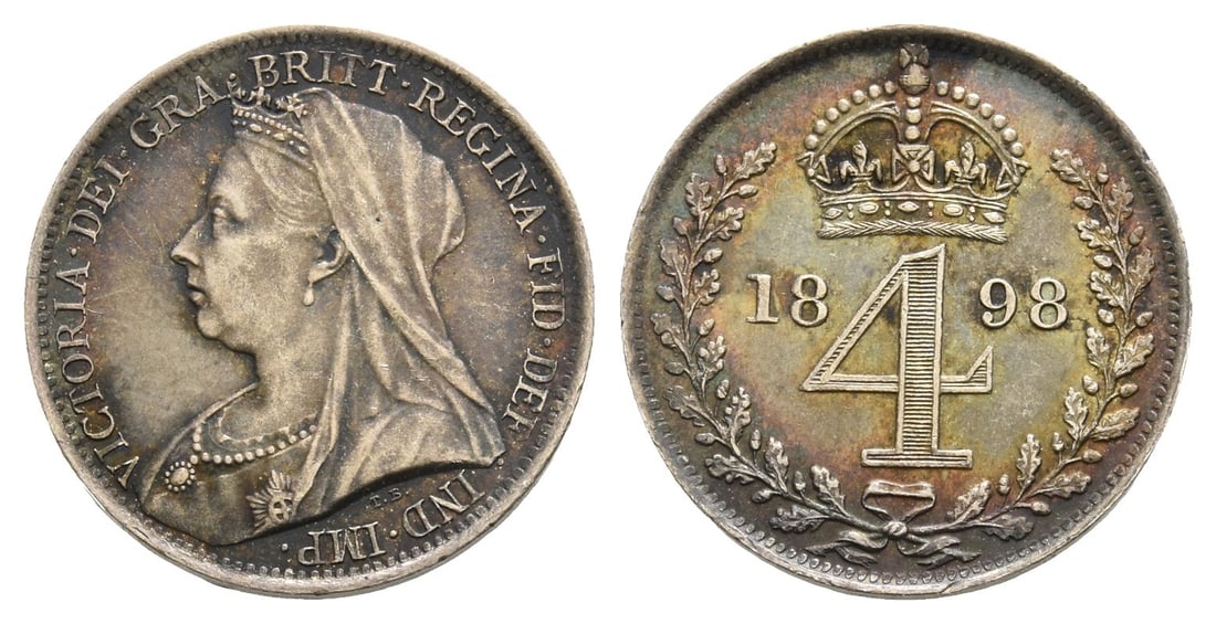 Great Britain. Hanover, Victoria AR Maundy Fourpence. (1 of 1)
