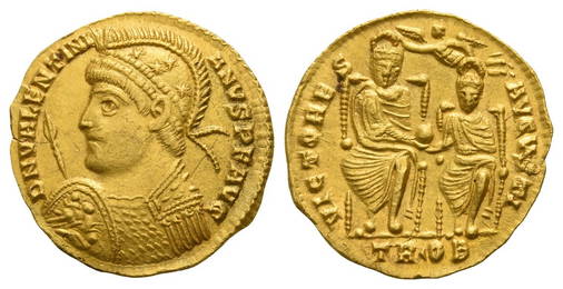 Valentinian I AV Solidus.