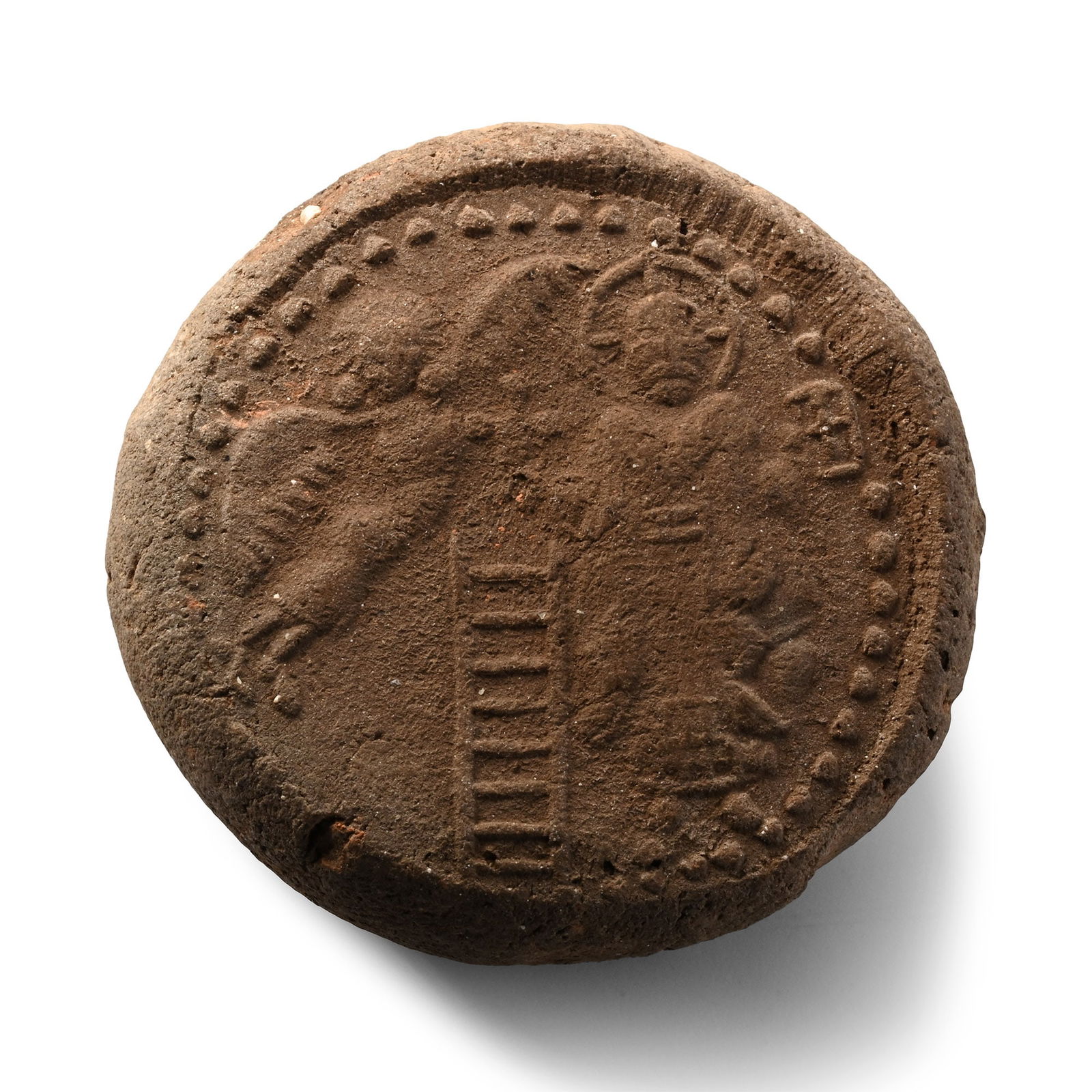 Christian 'Jacobs Ladder' Terracotta Pilgrim's Token (1 of 1)