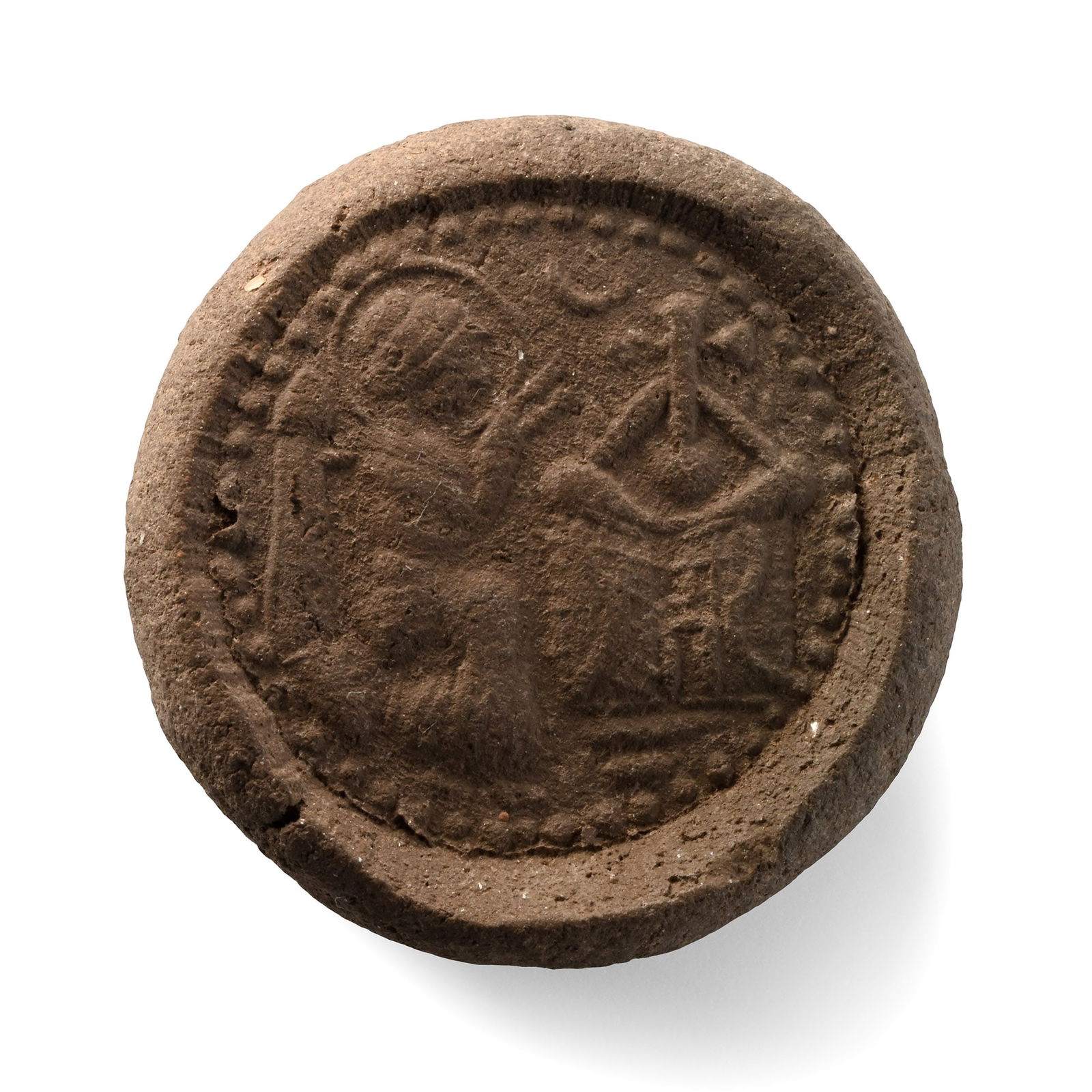 Christian 'Angel of the Sepulchre' Terracotta Pilgrim's Token (1 of 1)